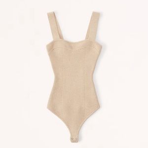 Abercrombie & Fitch Tan Bodysuit